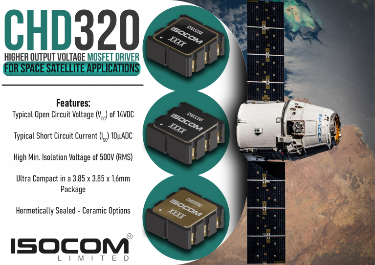 The CHD320 with Higher Output Voltage for Space Satellite Applications